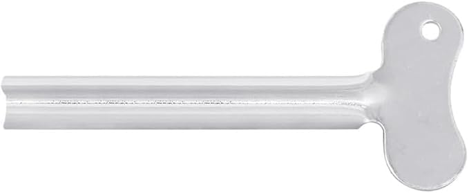 SILVER METAL TUBE SQUEEZER KEY