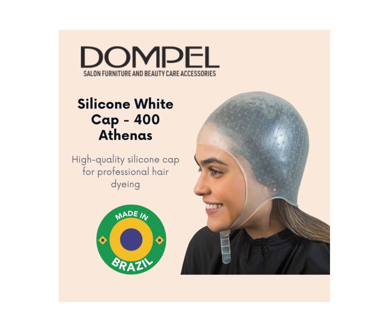 Silicone Highlight Hair Cap Color White Type Athenas