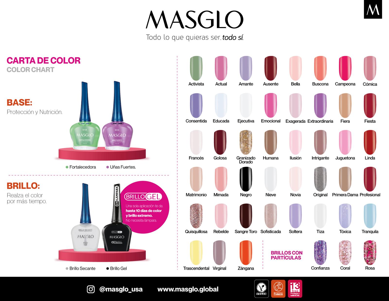MASGLO ESMALTE TRADICIONAL 14 ML