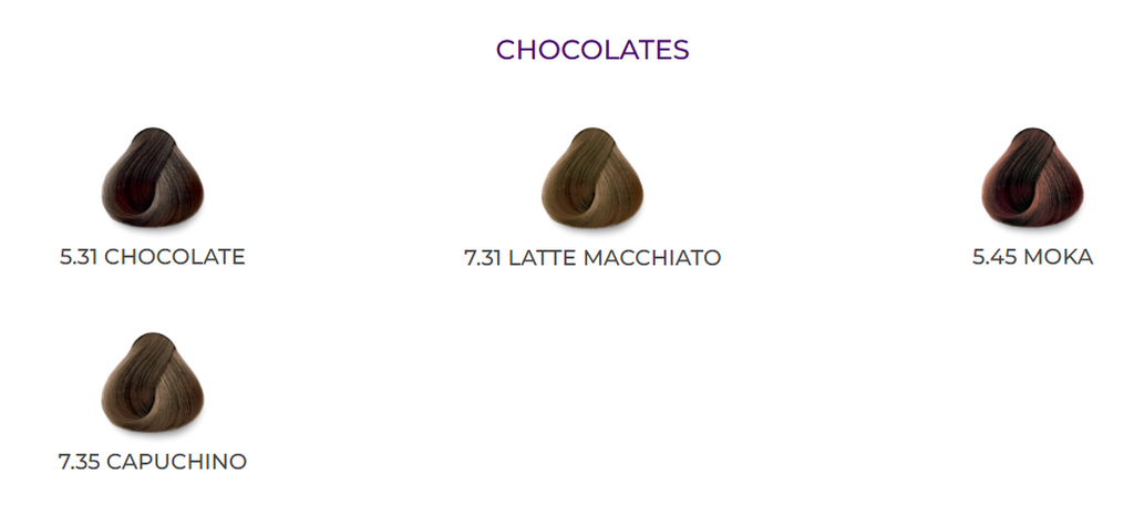 KUUL PERMANENT CHOCOLATES, MAHOGANYS  AND GOLDEN COLORS 3.04 OZ