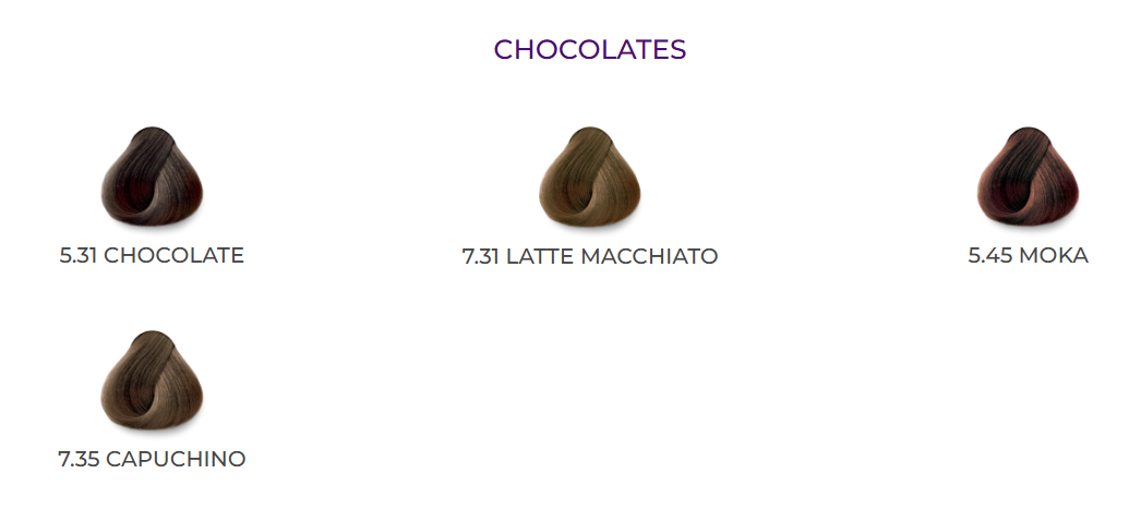 KUUL PERMANENT CHOCOLATES, MAHOGANYS  AND GOLDEN COLORS 3.04 OZ