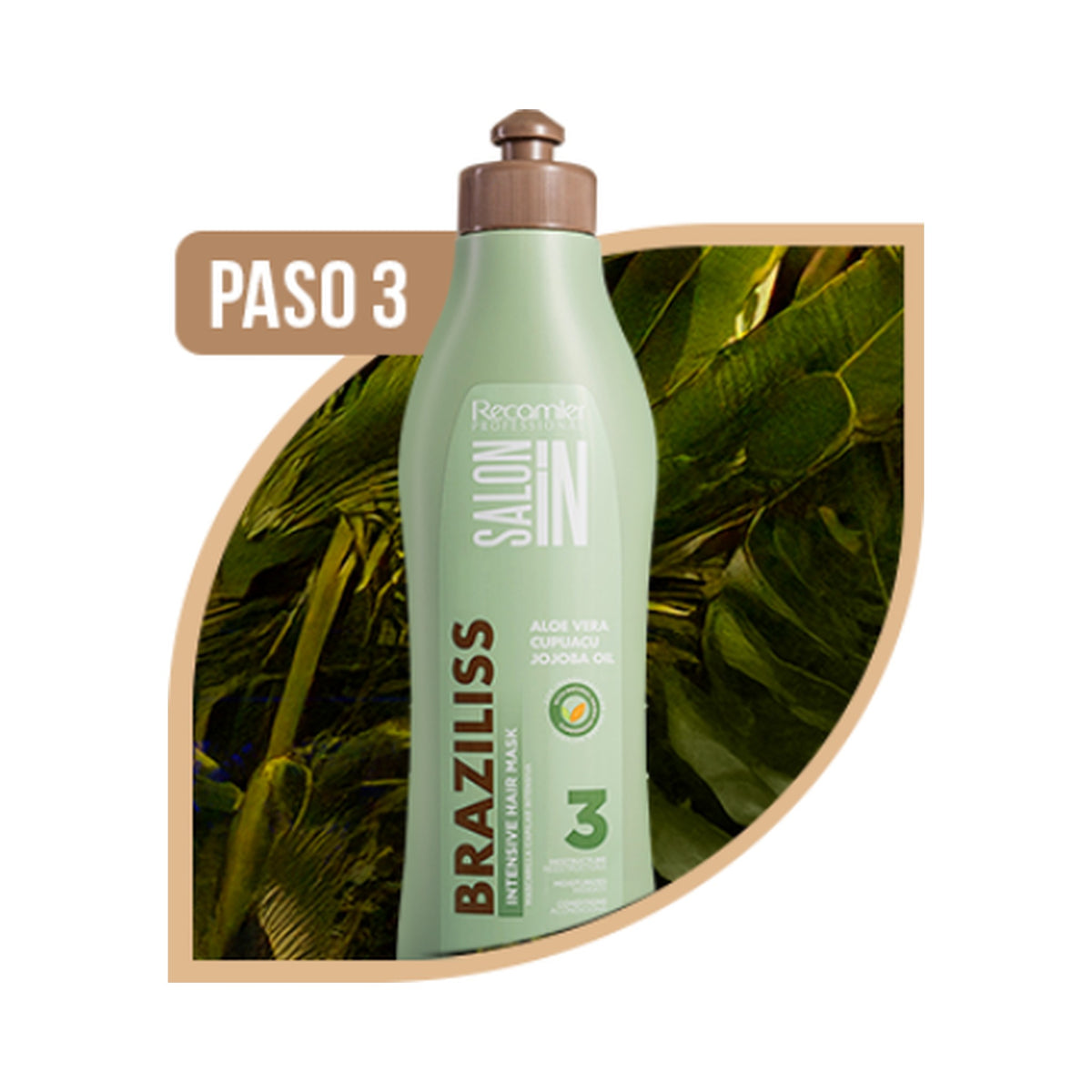 Salon In Braziliss Vegan Intensive Mask Step 3 17.64 oz
