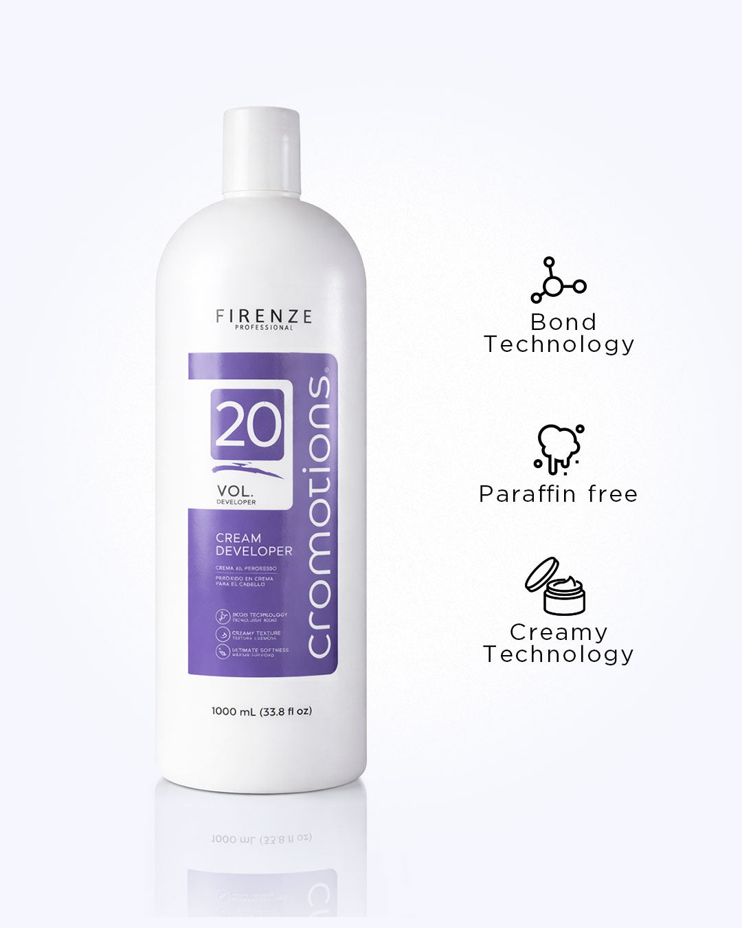 Firenze Cromotions Cream Developer - Cromotions 20 Vol Developer 33.8 oz