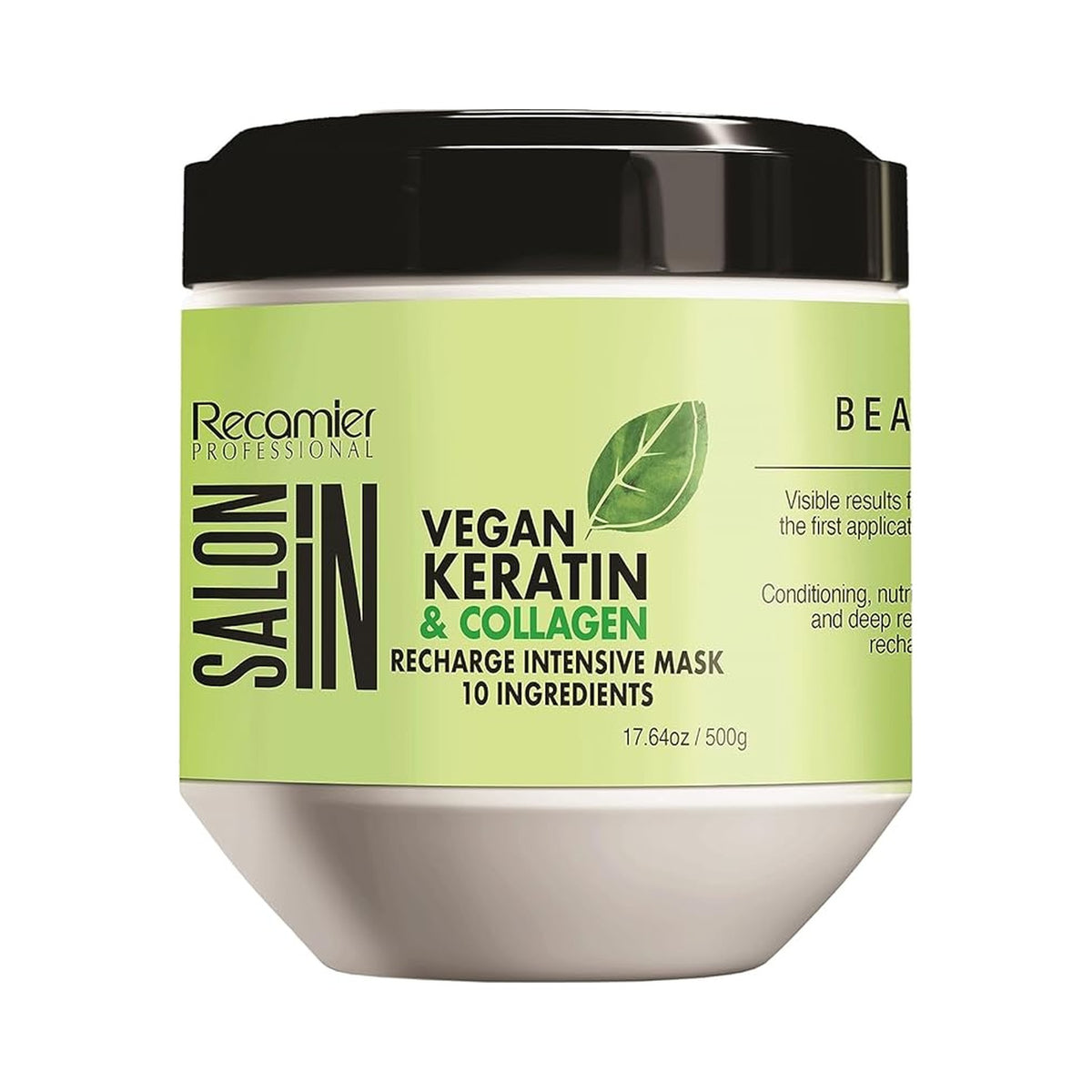 Salon In Vegan Keratin & Collagen Recharge Mask 17.6 oz